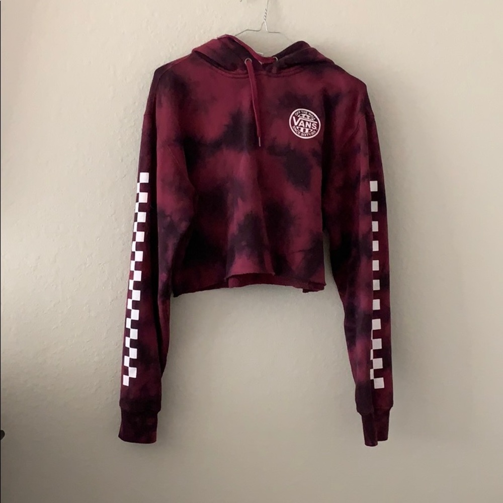 Cropped vans hoodie